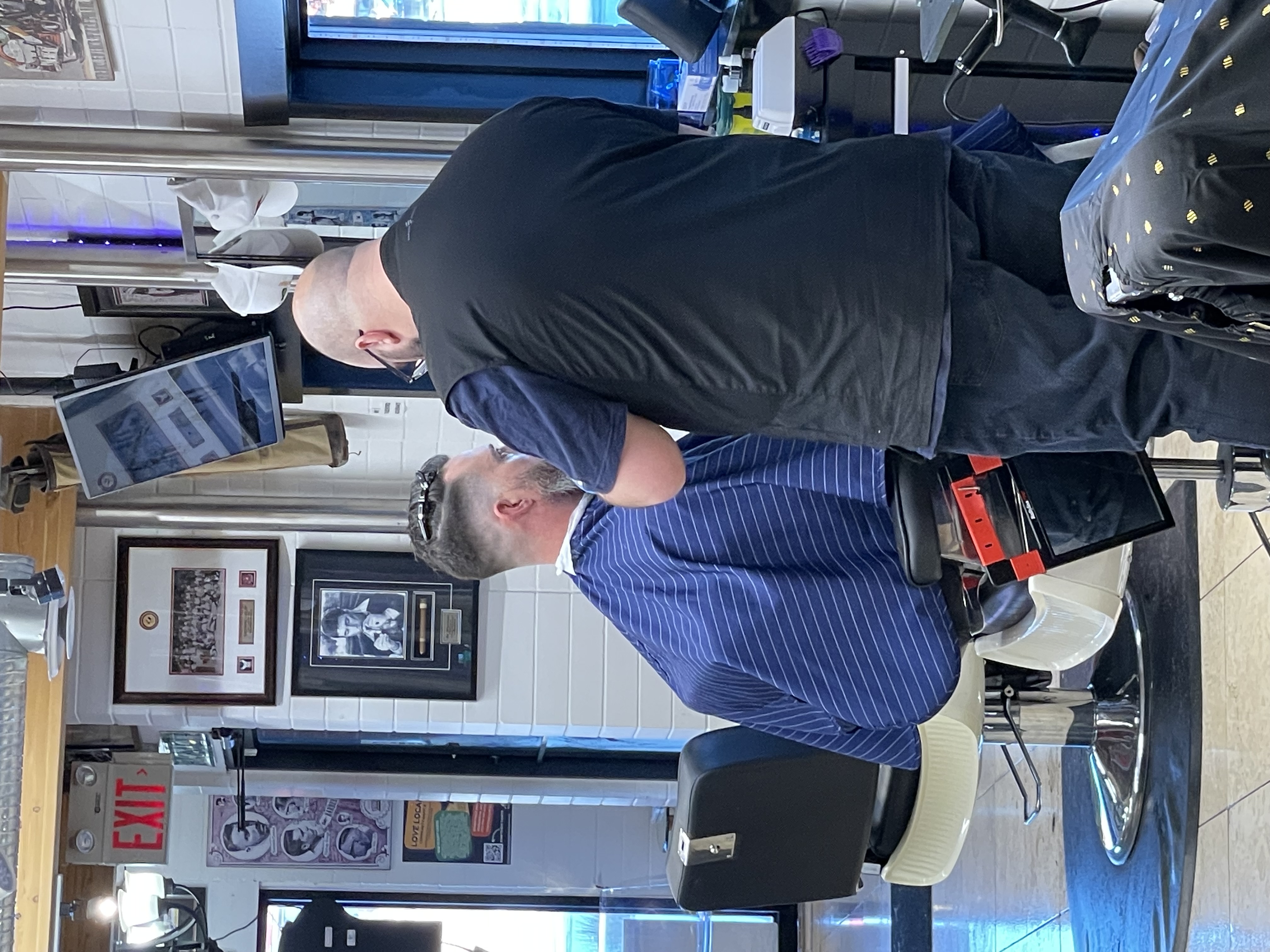 Classic men's haircut showcase