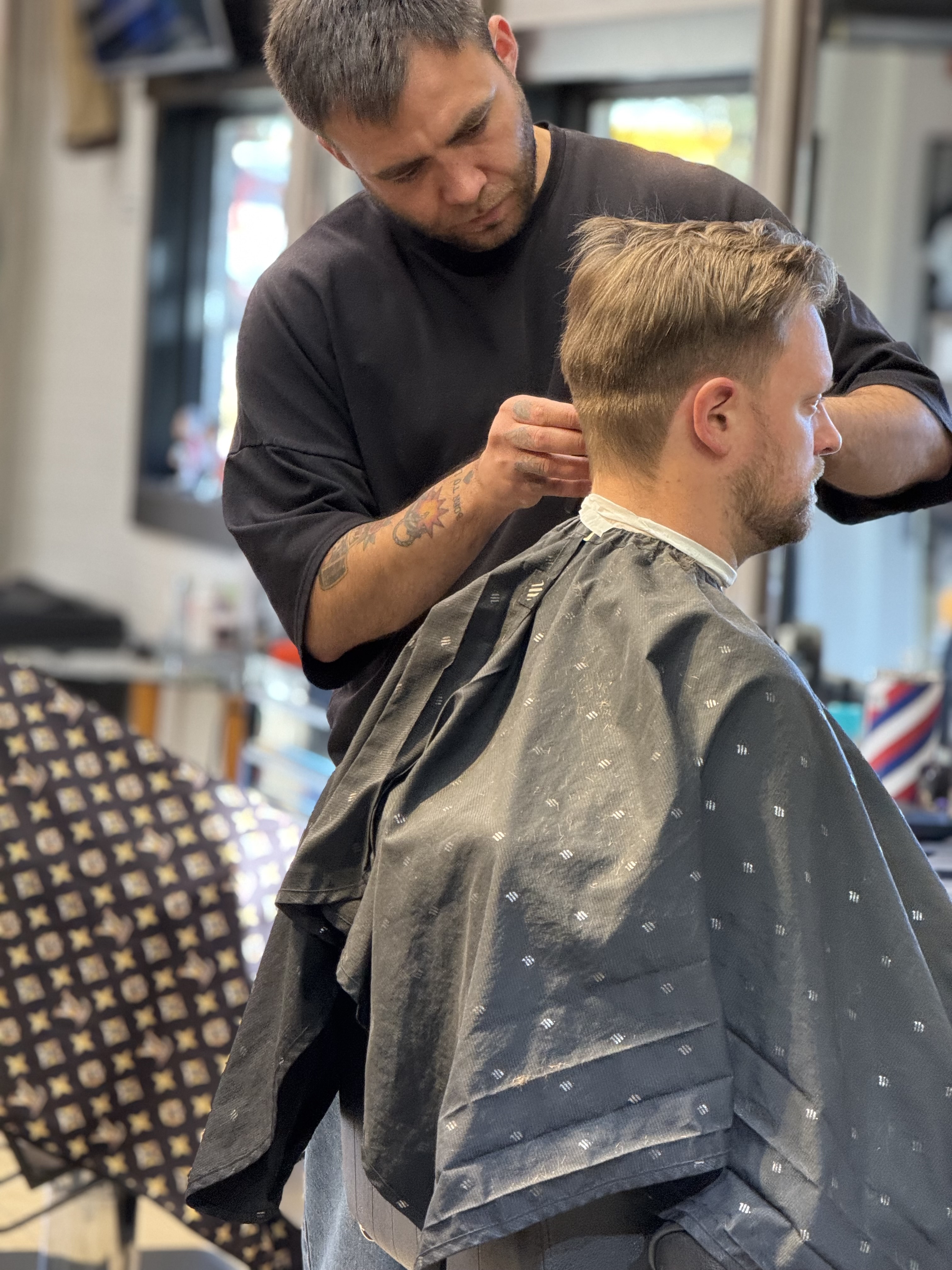 Beard grooming result